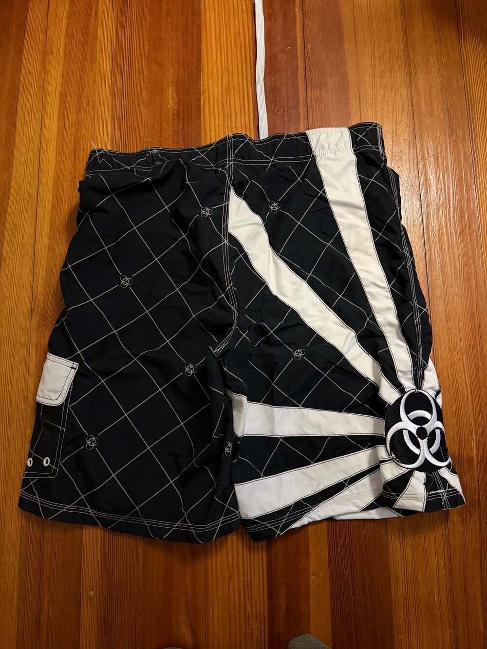 Joe Boxer Biohazard Graphic Board Shorts
